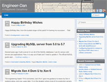 Tablet Screenshot of engineer-dan.com
